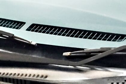 故障した自動車